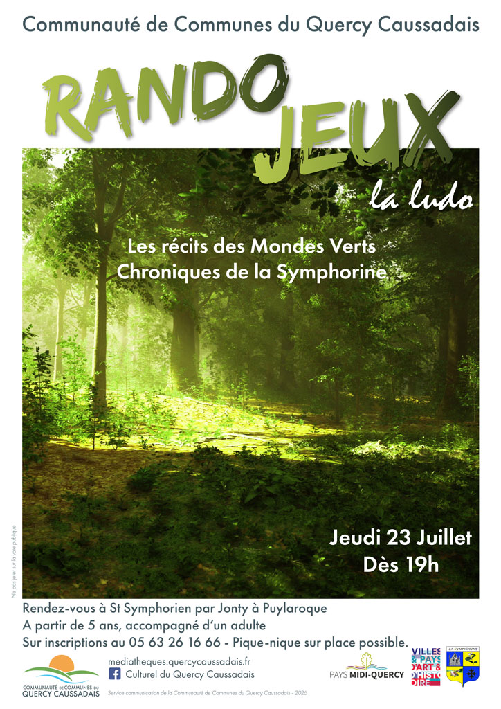Rayon de lumière à travers une forêt.