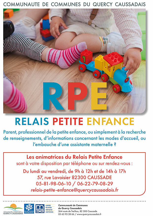 Affiche du relais petite enfance