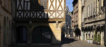 Vue de centre ville historique