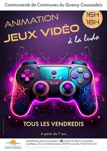 Manette de jeux vidéo sur un fond violet et noir